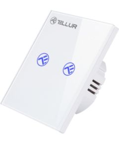 Tellur Smart WiFi switch, SS2N 2 port 1800W 10A