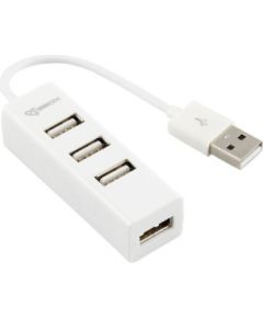 Sbox H-204W USB 4 Ports HUB Coconut White