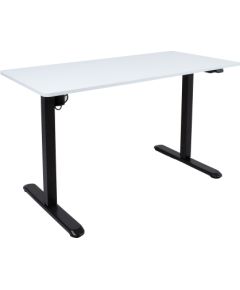 Desk ERGO LIGHT with 1 motor 120x60cm, black/white