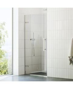 Ravak dušas durvis COOL COSD1 90 H=195 hroms + caurspīdīgs stikls