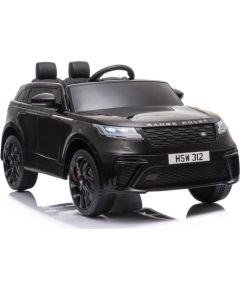Bērnu vienvietīgais elektromobilis "Range Rover", lakots - melns
