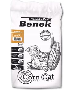 SUPER BENEK Corn Classic Corn cat litter Natural, Clumping 35 l
