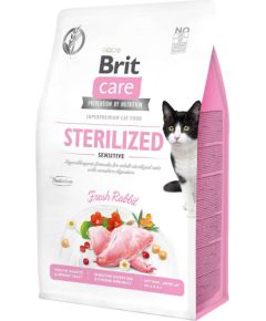 BRIT Care Grain-Free Sterilized Sensitive - dry cat food - 2 kg