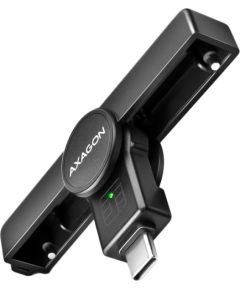 Axagon Foldable pocket USB-C contact Smart / ID card reader.