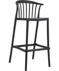 Bāra krēsls LECE 46.5x47xH103cm melns