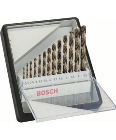 Metāla urbju komplekts Bosch HSS-CO; 1,5-6,5 mm; 13 gab.