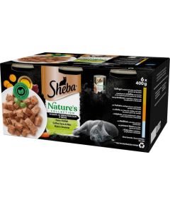 SHEBA Mixed flavours kit - wet cat food - 6x400g