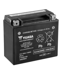YTX20H-BS 18.9Ah 310A Yuasa AGM(CP) Moto akumulators 175x87x155mm
