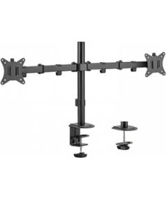 Monitora stiprinājums Gembird Adjustable Desk 2-display Mounting Arm 17”-32”