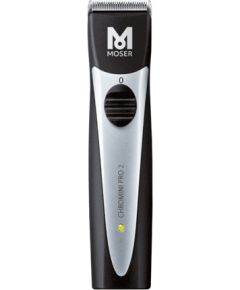 MOSER PROFESSIONAL CORDLESS HAIR TRIMMER CHROMINI PRO2 BLACK - Mašinite matu griešanai, kantītei, melna