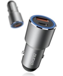 Dudao car charger USB | USB Typ C Power Delivery Quick Charge 22,5 W gray (R4PQ)