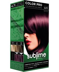 EC SUBLIME PROFESSIONAL HAIR COLOR CREAM COLOR PRO 4.71 INTENSE VIOLIN 50 ML - Краска для волос с кератином