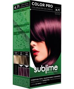 EC SUBLIME PROFESSIONAL HAIR COLOR CREAM COLOR PRO 4.71 INTENSE VIOLIN 50 ML - Matu krāsa ar keratīnu