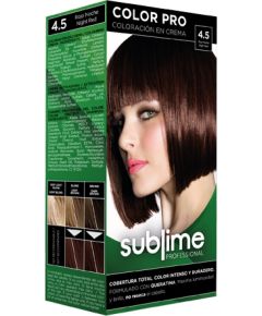 EC SUBLIME PROFESSIONAL HAIR COLOR CREAM COLOR PRO 4.5 NIGHT RED 50 ML - Краска для волос с кератином