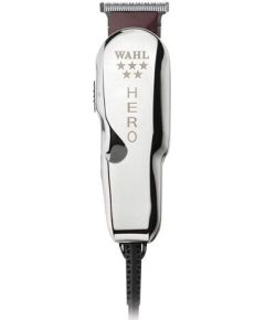 WAHL PROFESSIONAL 5 STAR SERIES HERO TRIMMER SILVER - Mašīnīte matu griešanai ar vadu, kantītei