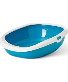 Tualete kaķiem – Savic Gizmo Large, white/blue, 52 x 39,5 x 15 cm