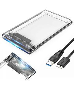 Fusion 2,5" внешний корпус для HDD SATA III | USB 3.0 прозрачный