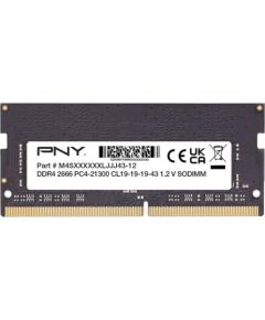 Pny Technologies Pamięć PNY DDR4 SODIMM 2666MHz 1x8GB Performance for Notebook