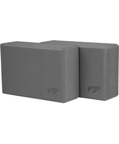 Yoga brick AVENTO 42YA 2pcs Grey