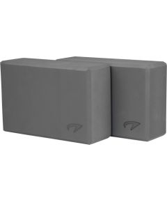 Yoga brick AVENTO 42YA 2pcs Grey