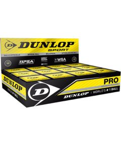 Squash ball Dunlop PRO WSF/PSA Official, 12-box