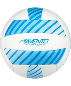 Volleyball ball AVENTO 16VF Blue/White PVC leather