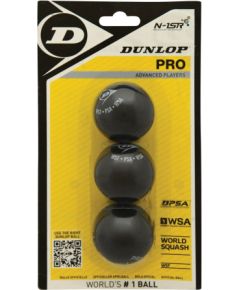 Squash ball Dunlop PRO WSF/PSA Official, 3-blister