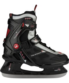 Hockey skates NIJDAM 3352 Semisoft boot 40 Black/Silver