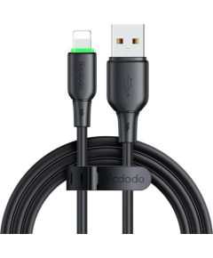 USB to Lightning Cable Mcdodo CA-4741 with LED light 1.2m (black)