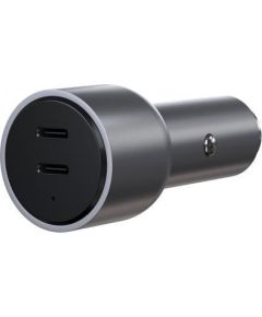 SATECHI 40W Dual USB-C PD Car Charger Space Gray