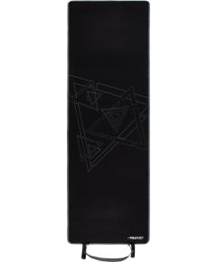 Yoga Mat AVENTO 42MC BKG Print Neoprene 180x60x0,6cm Black