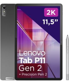 Lenovo Tab P11 128 GB 29.2 cm (11.5") Mediatek 4 GB Wi-Fi 6E (802.11ax) Android 12 Grey