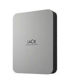 External HDD LACIE Mobile Drive Secure STLR5000400 5TB USB-C USB 3.2 Colour Space Gray STLR5000400