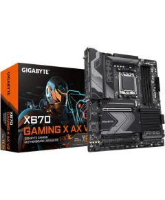 Mainboard GIGABYTE AMD X670 SAM5 ATX Memory DDR5 Memory slots 4 2xPCI-Express 3.0 16x 1xPCI-Express 4.0 16x 2xM.2 1xHDMI 4xUSB 2.0 8xUSB 3.2 1xUSB-C 1xRJ45 3xAudio port X670GAMINGXAXV2 Mātes plates