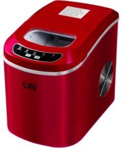 Portable ice cube maker LIN ICE PRO-R12 red Ledus gabaliņu mašīna