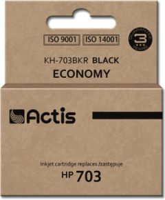 Actis KH-703BKR ink (replacement for HP 703 CD887AE; Standard; 15 ml; black)