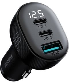 Car charger Joyroom JR-CCD04 , 2A1C 30W, Digital Display