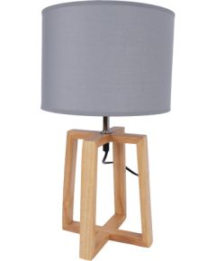 Table lamp WOODEN H44,5cm, light grey