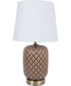 Table lamp VERRE H45cm, brown