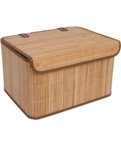 Basket MAX BAMBOO 28x20xH18cm, with a lid