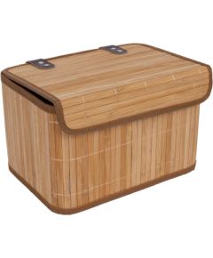 Basket MAX BAMBOO 36x27xH22cm, with a lid