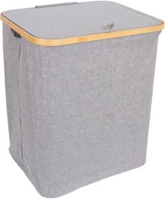 Laundry basket MAX GREY 45x36xH54cm, light grey