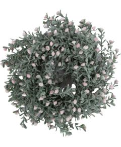 Wreath FLOWERLY D24cm, pink flowers