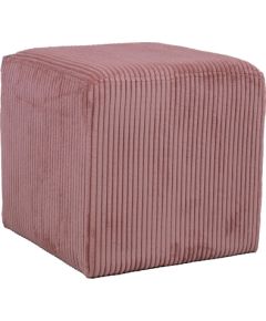 Пуф PAULA 41x41xH40,5см, розовый