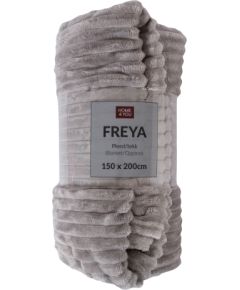 Plaid FREYA 150x200cm, light grey