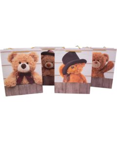 Gift bag TEDDY, 18x23x10cm, mix