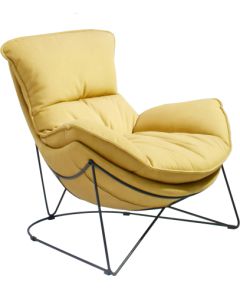 Armchair DIVA ocher yellow