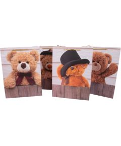 Gift bag TEDDY, 31x42x12cm, mix