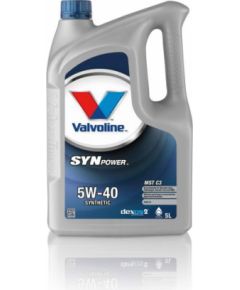 Motoreļļa Synpower MST C3 5W40 5L, Valvoline