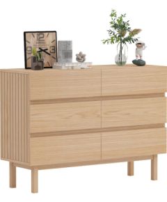 Sideboard SUNNY 120x40xH85cm, melamine oak